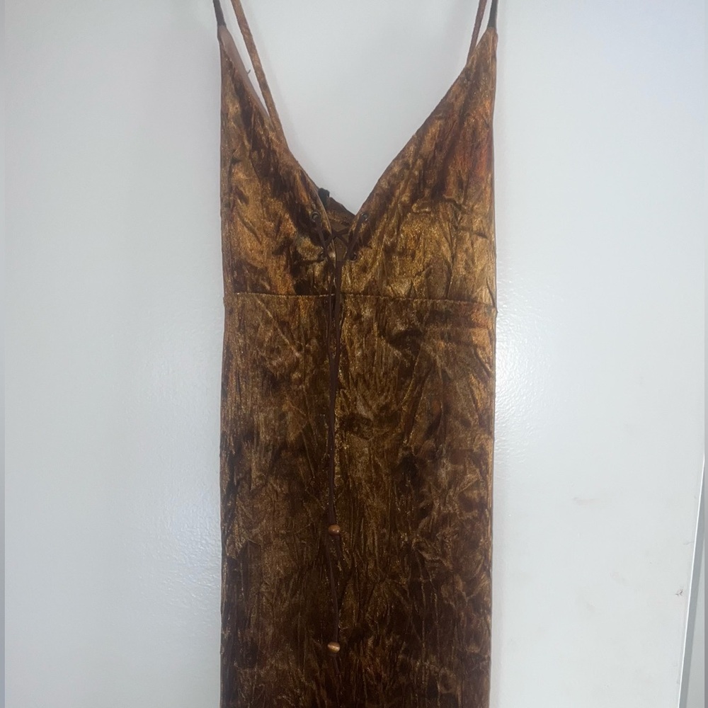 Edge Gold Velvet Fabric